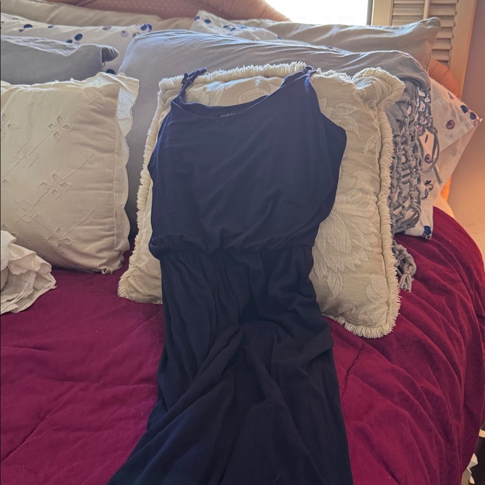 Staccato Navy Blue Maxi Dress